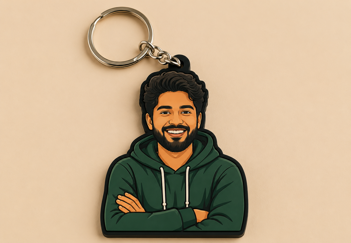 Image to keychain before and after preview