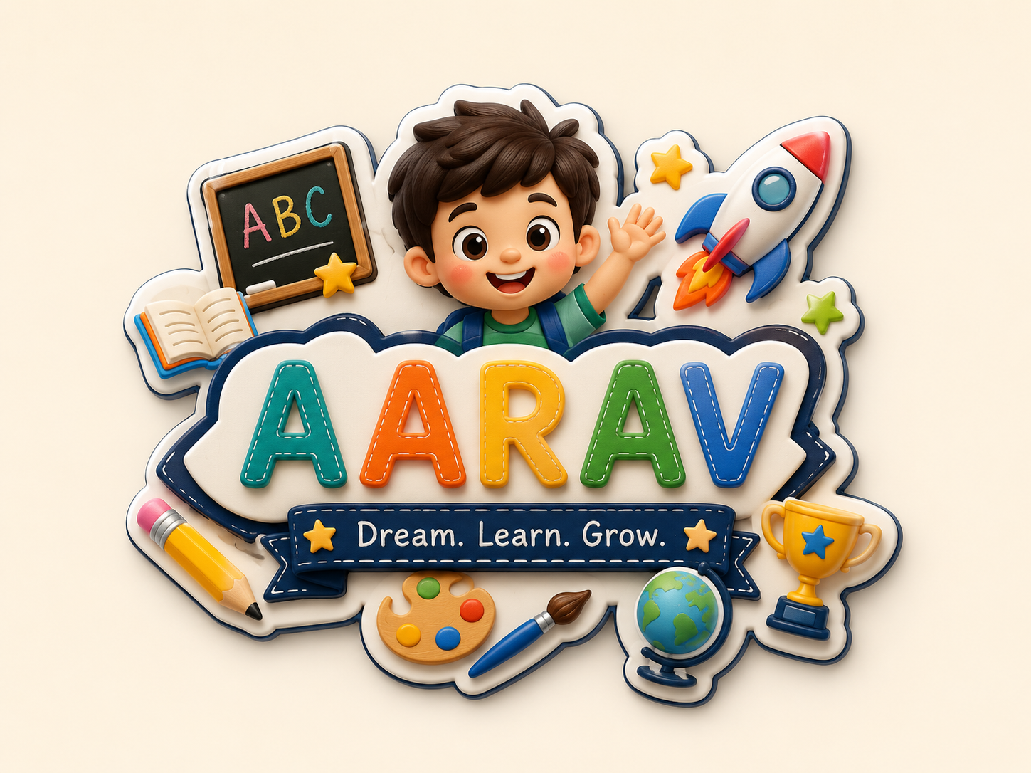 Personalized kids name magnet category preview