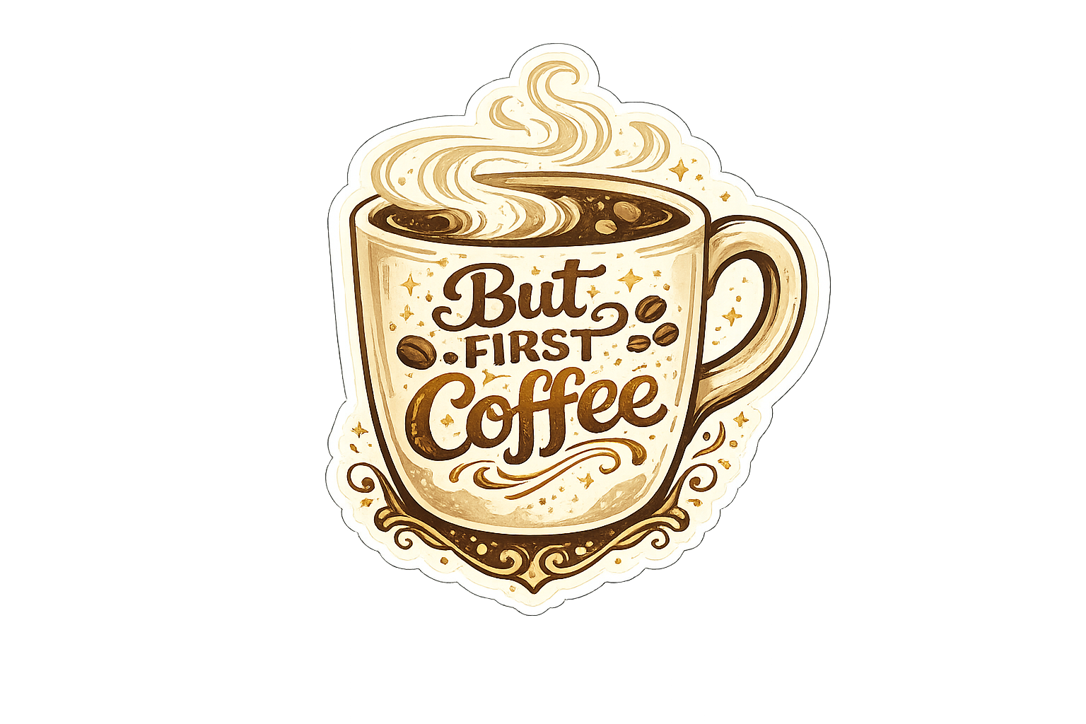 But First Coffee magnet