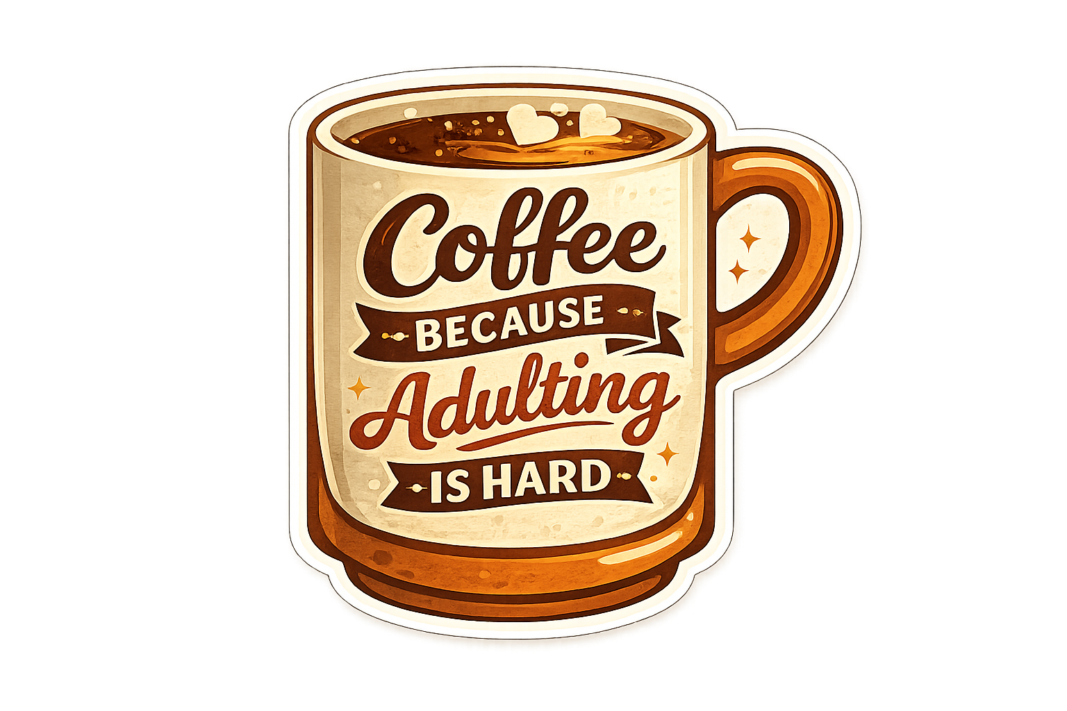 Coffee Because Adulting Is Hard magnet