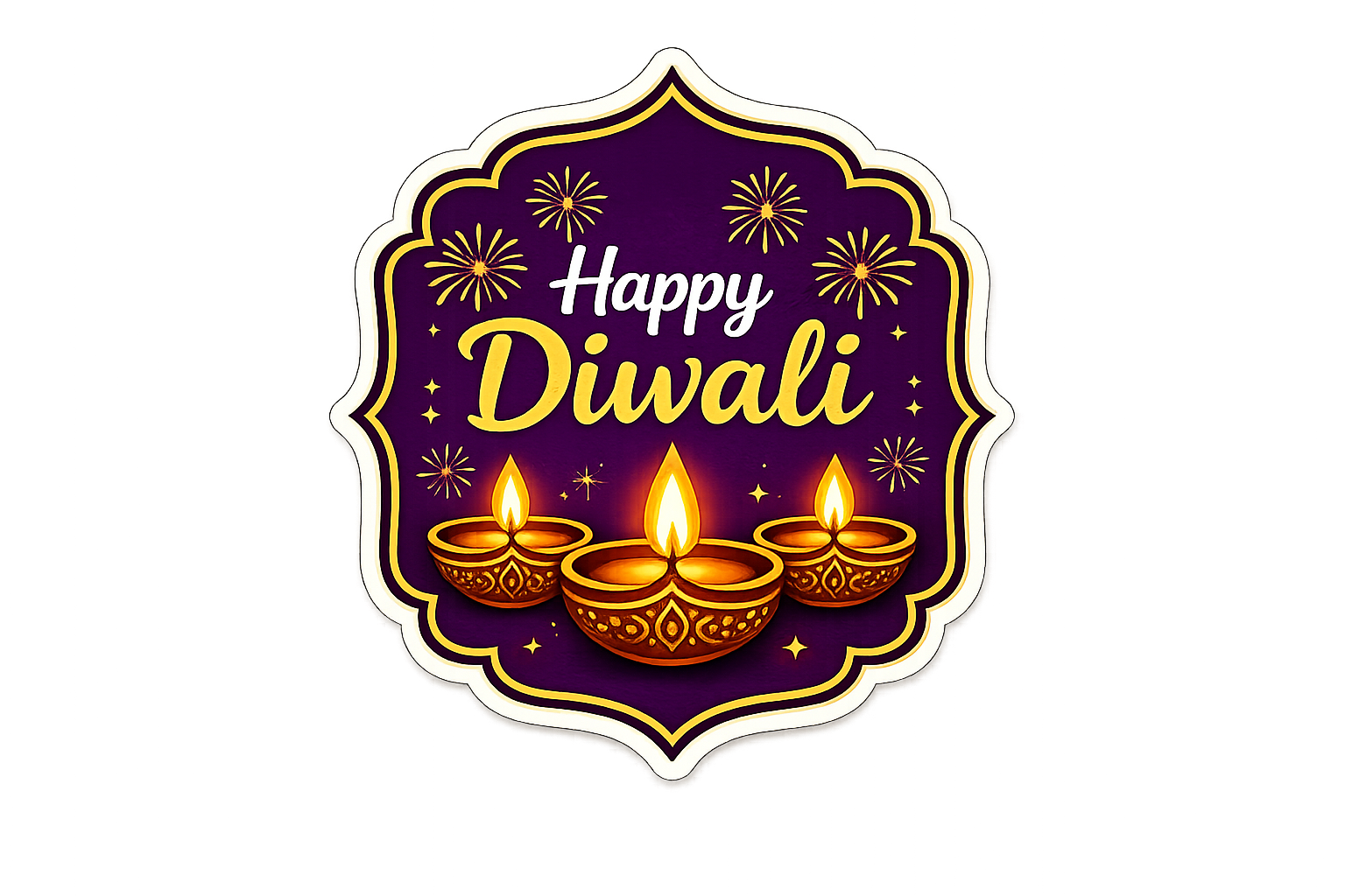 Happy Diwali magnet