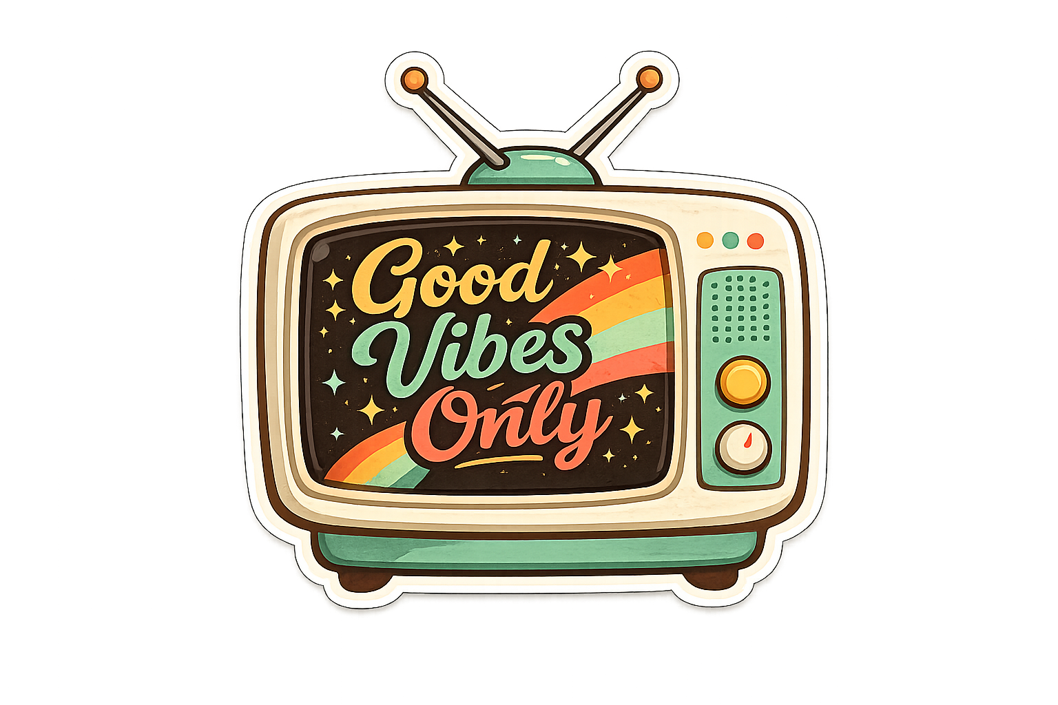 Good Vibes Only magnet