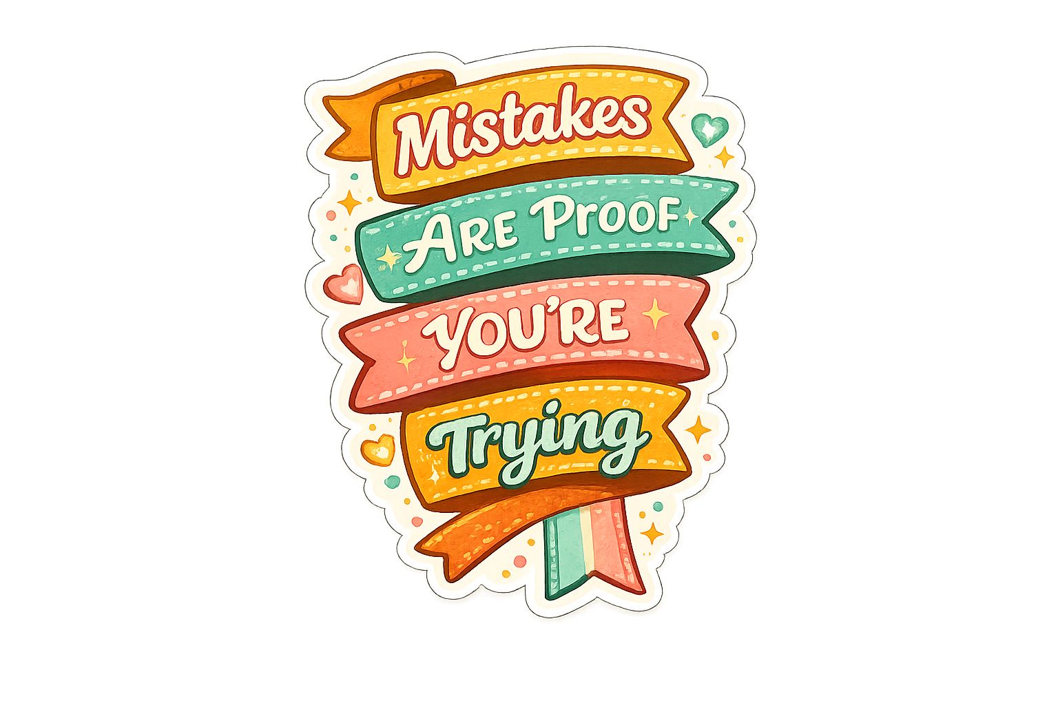 Mistakes Are Proof You’re Trying magnet