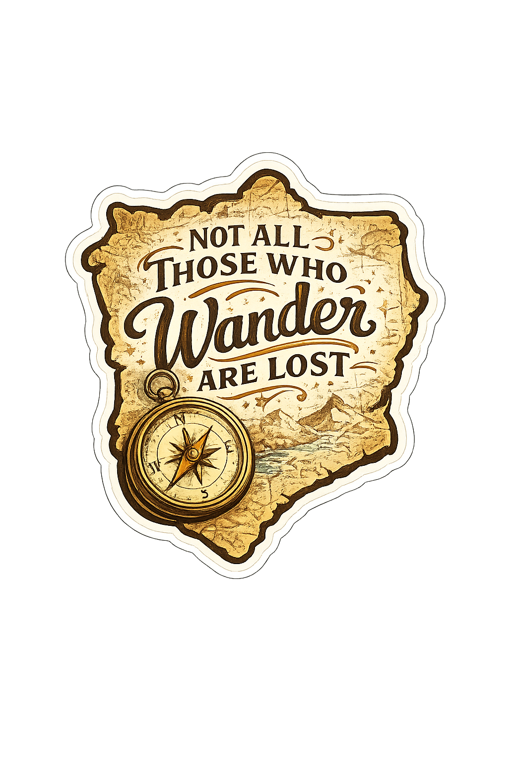 Not All Who Wander Are Lost magnet