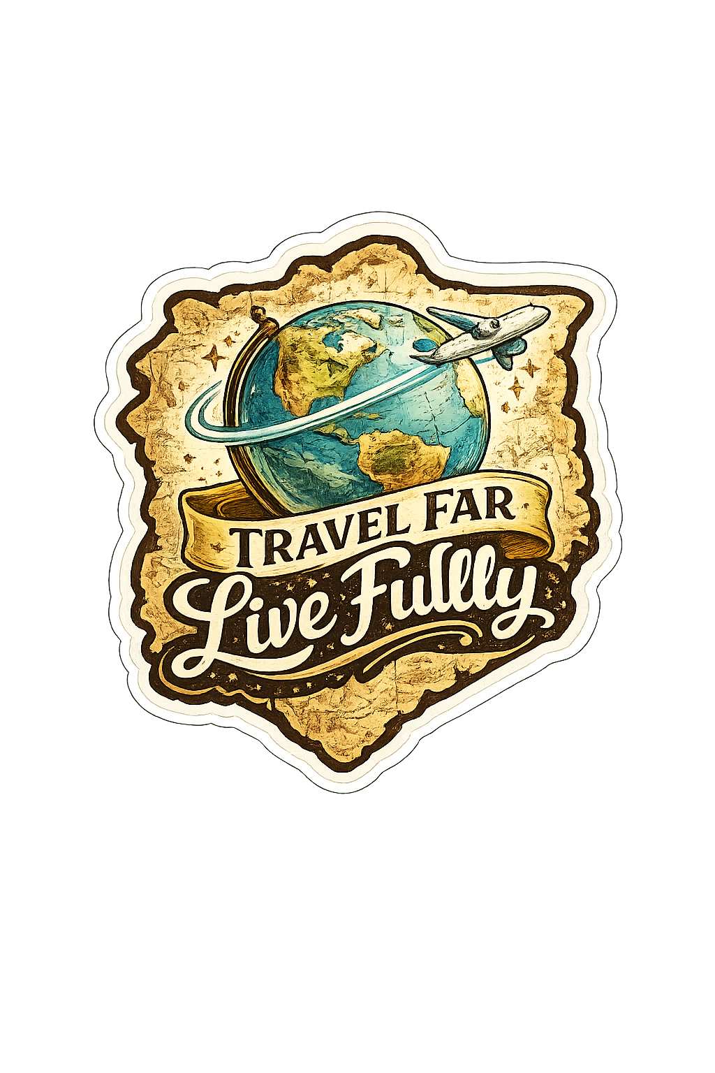 Travel Far Live Fully magnet