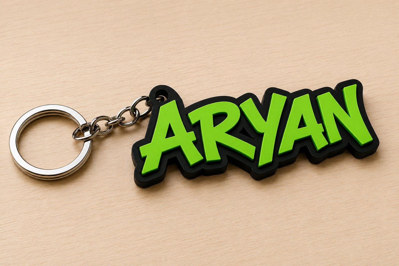 Graffiti name keychain style