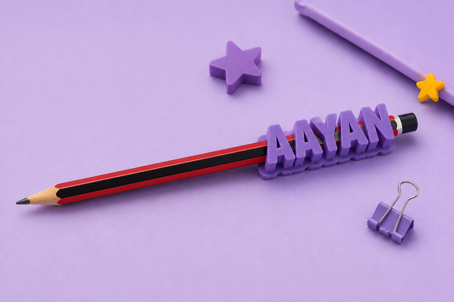 Custom pencil insert with name
