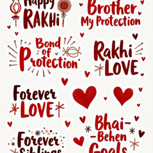 Bro-Sis Vibes - Sticker Sheet v12