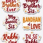 Bro-Sis Vibes - Sticker Sheet v2