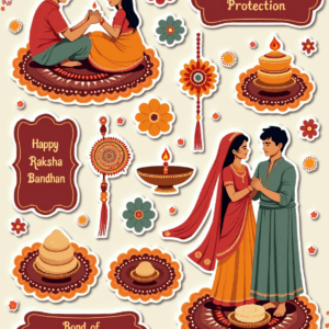 Bro-Sis Vibes - Sticker Sheet v22