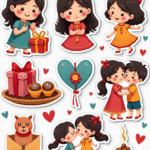 Bro-Sis Vibes - Sticker Sheet v8