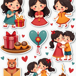 Bro-Sis Vibes - Sticker Sheet v8