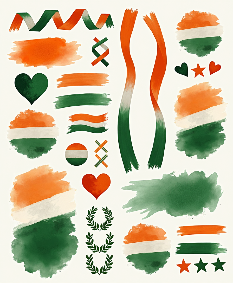 Desh Bhakti – Sticker Sheet v10