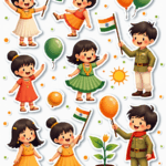 Desh Bhakti – Sticker Sheet v19