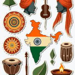 Desh Bhakti – Sticker Sheet v9