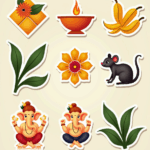 Ganpati Bappa – Sticker Sheet v14