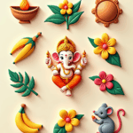 Ganpati Bappa – Sticker Sheet v17