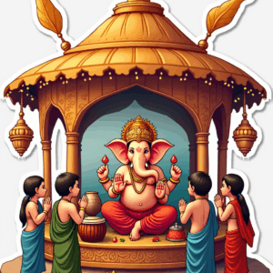 Ganpati Bappa – Sticker Sheet v20