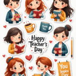 Thank You, Teacher – Sticker Sheet v9