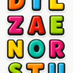 Numbers & Alphabets - Sticker Sheet v1