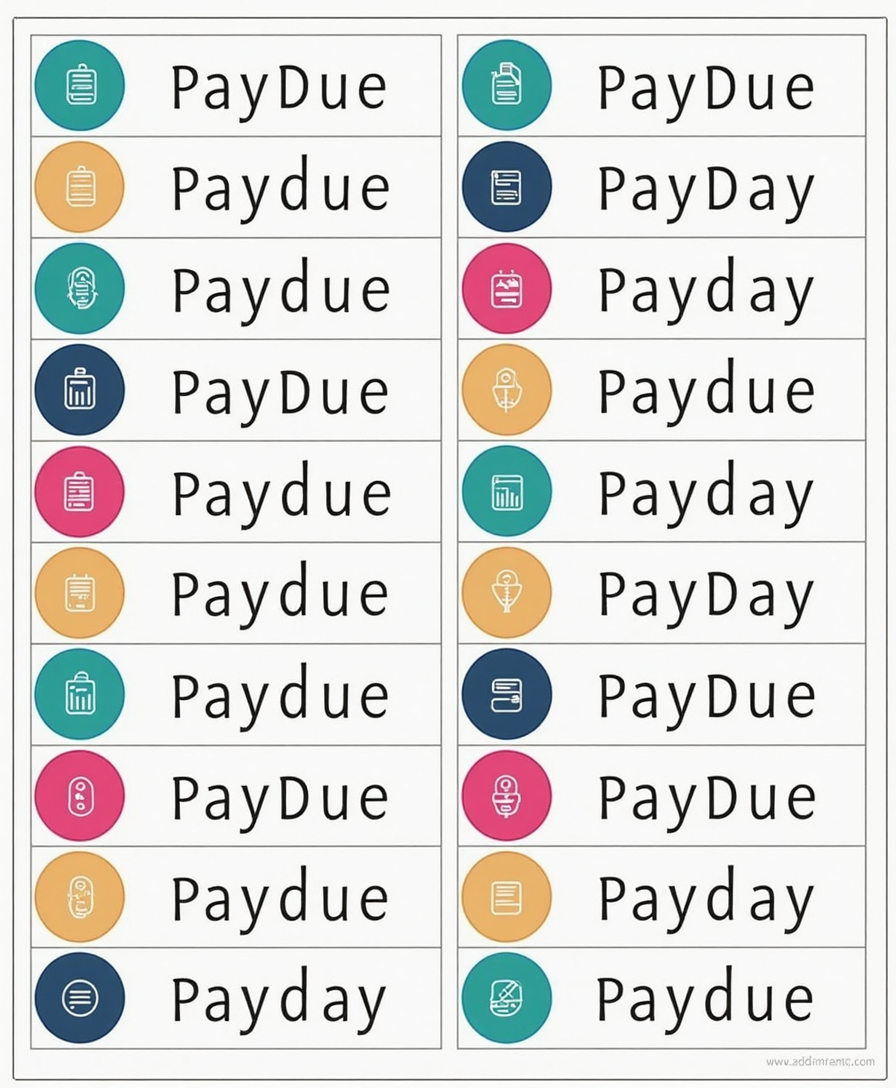 Budgeting & Finance - Sticker Sheet v4