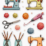 DIY & Crafts - Sticker Sheet v11