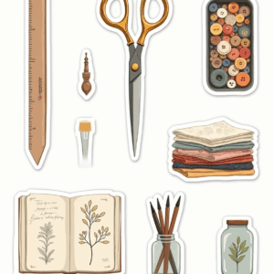 DIY & Crafts - Sticker Sheet v24