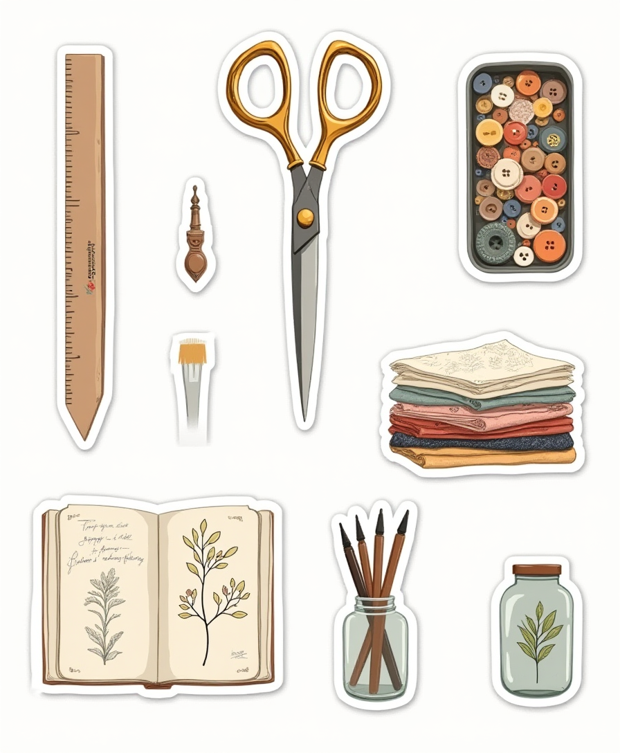 DIY & Crafts - Sticker Sheet v24