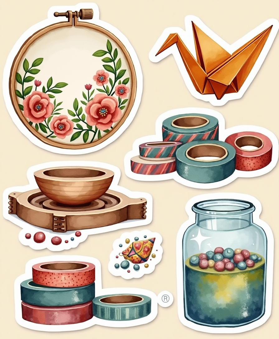 DIY & Crafts - Sticker Sheet v27