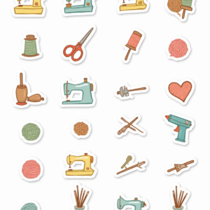 DIY & Crafts - Sticker Sheet v8