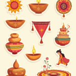 Diwali Festival - Sticker Sheet v1