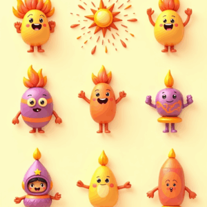 Diwali Festival - Sticker Sheet v9