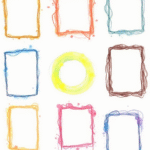 Doodle Frames & Borders - Sticker Sheet v14