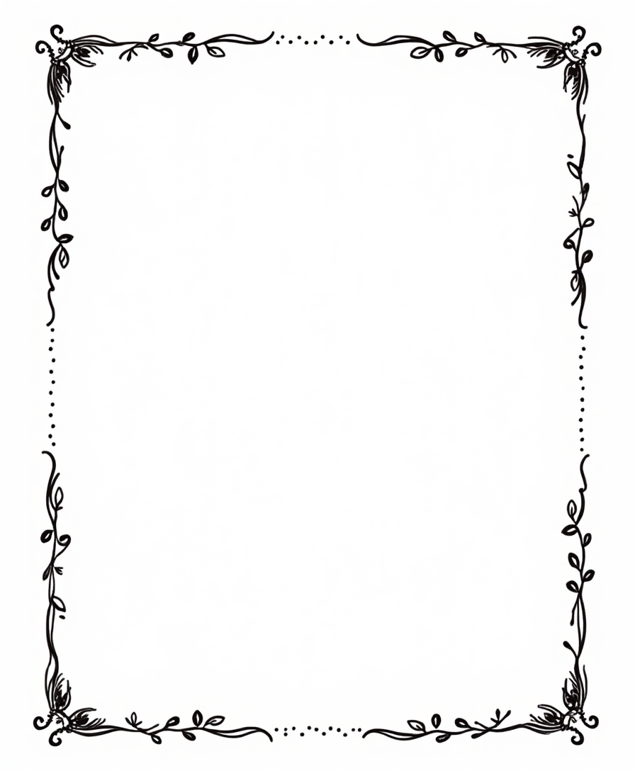 Doodle Frames & Borders - Sticker Sheet v4