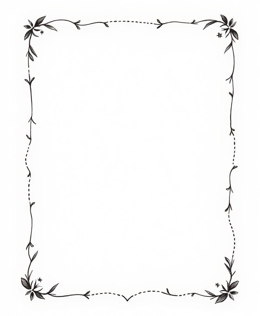 Doodle Frames & Borders - Sticker Sheet v7