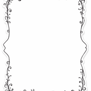 Doodle Frames & Borders - Sticker Sheet v8