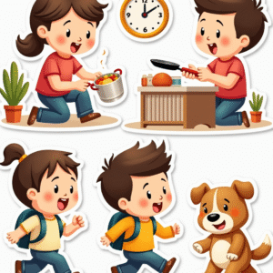 Family Life & Relationships - Sticker Sheet v7