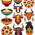 Festive India - Sticker Sheet v27