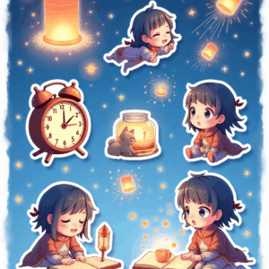 New Year Celebration - Sticker Sheet v15