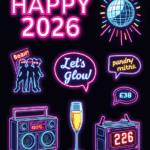 New Year Celebration - Sticker Sheet v20