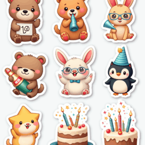 New Year Celebration - Sticker Sheet v21