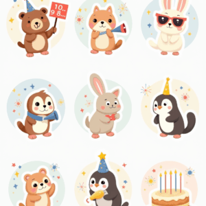 New Year Celebration - Sticker Sheet v22
