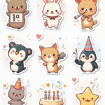 New Year Celebration - Sticker Sheet v23