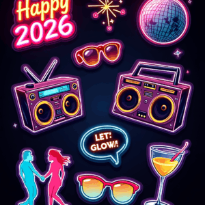 New Year Celebration - Sticker Sheet v5
