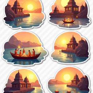 Temples & Holy Sites - Sticker Sheet v2