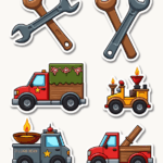 Vishwakarma Puja - Sticker Sheet v7